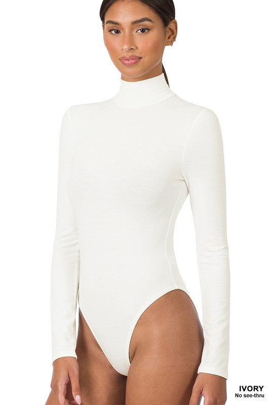 Long sleeve best sale mock neck bodysuit