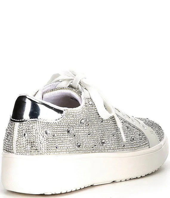 【Steve Madden】ロビン-R Steve Madden Blade-R Rhinestone Platform Sneakers | Live N