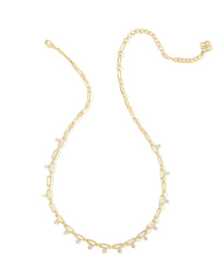 LINDY CRYSTAL CHAIN NECKLACE