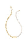 Ashton Gold Half Chain Necklace