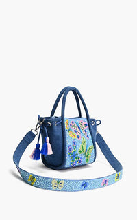 Azure Butterfly Ballet Handheld Bag by America & Beyond