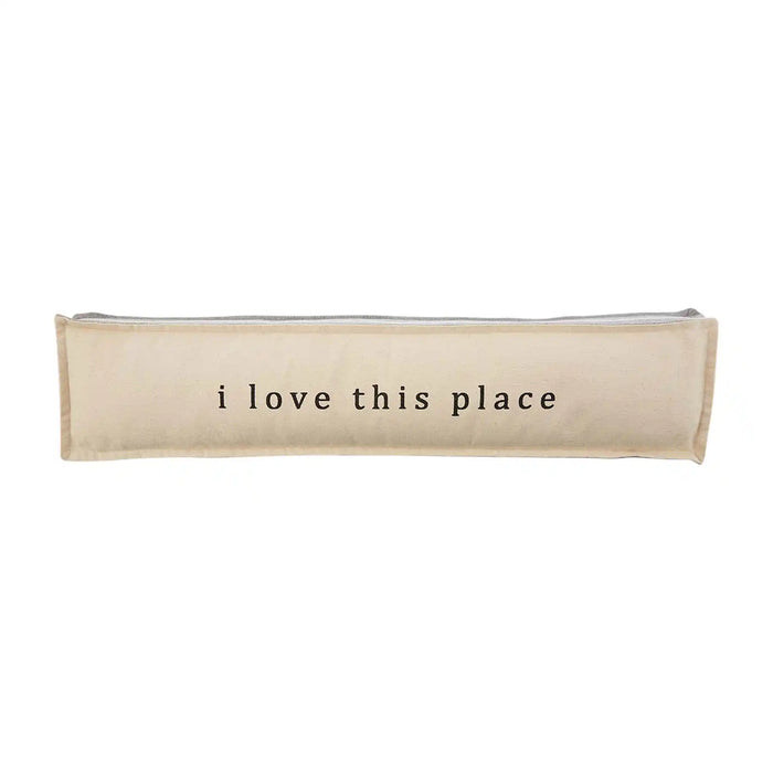 Love Long Gray Welcome Pillow