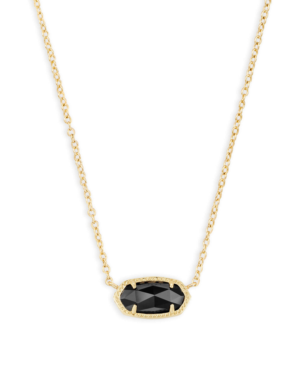 Elisa Necklace Gold Black