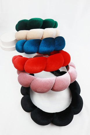 Velvet Scallop Headband