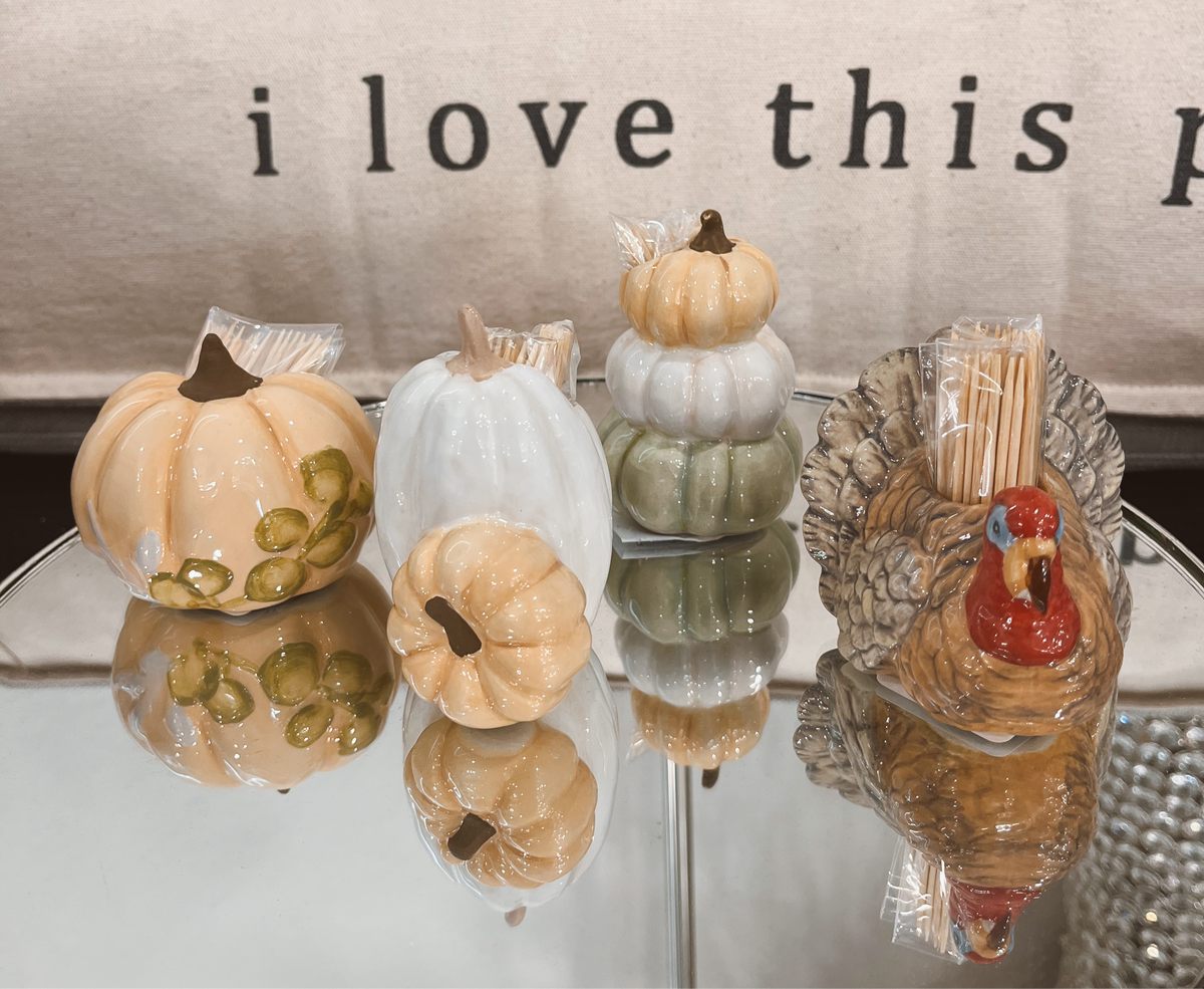 Fall Gather Toothpick Holder