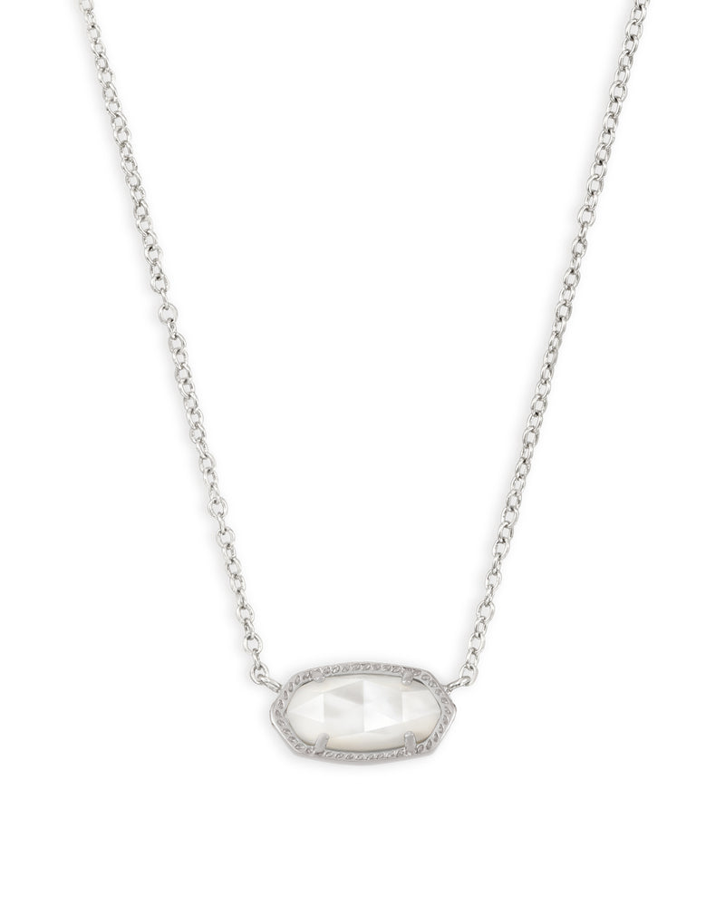 Elisa Necklace Rhod Ivory Mop