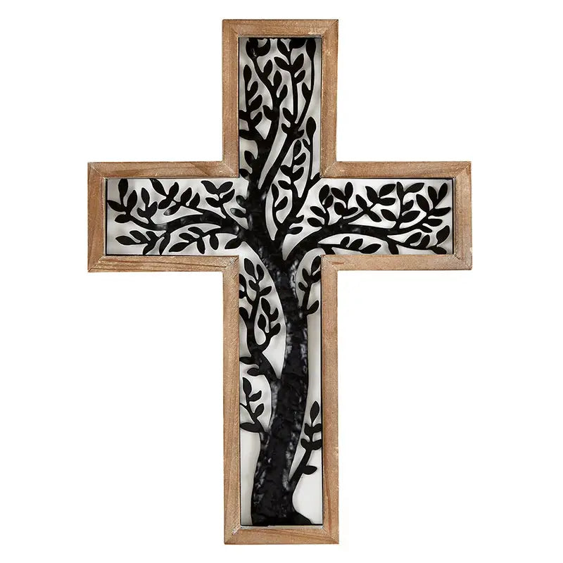 Metal Tree Cross