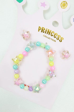 Kids Princess Star Bracelet Set