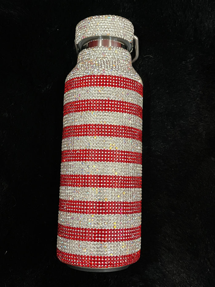 American flag water bottle