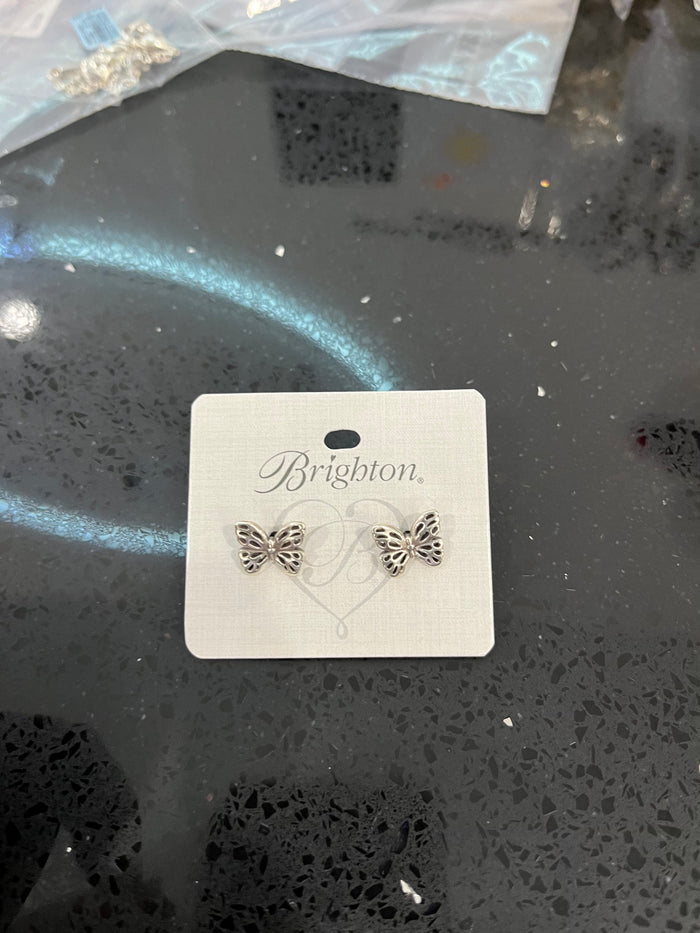 secret garden mini butterfly stud earrings