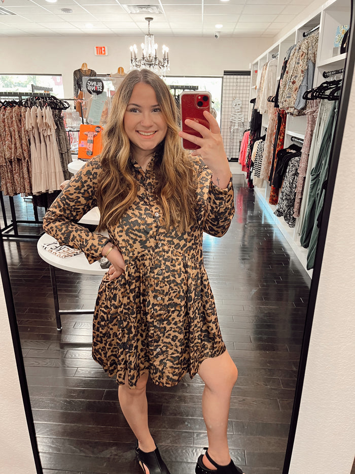 Linda Dress Leopard