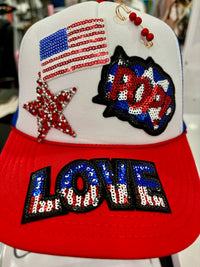 4th of July trucker hat