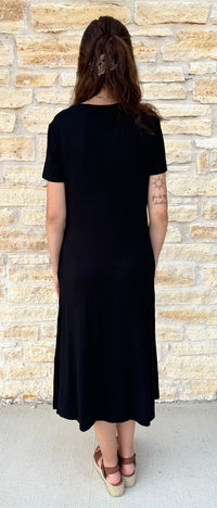 Joplin Jersey Knit Midi T Shirt Dress