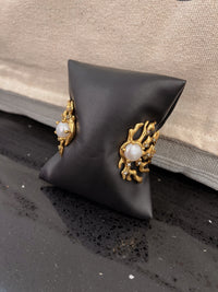 Shea Statement Cuff Bracelet in Classic Gold