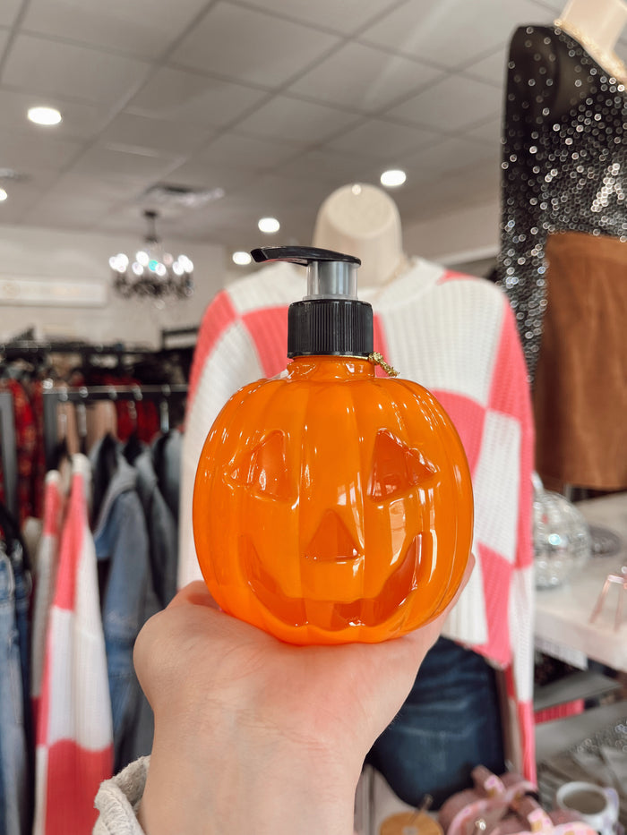 Pumpkin hand soap