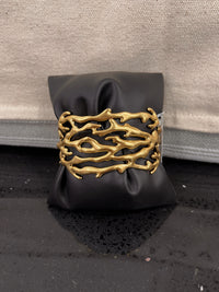 Shea Statement Cuff Bracelet in Classic Gold