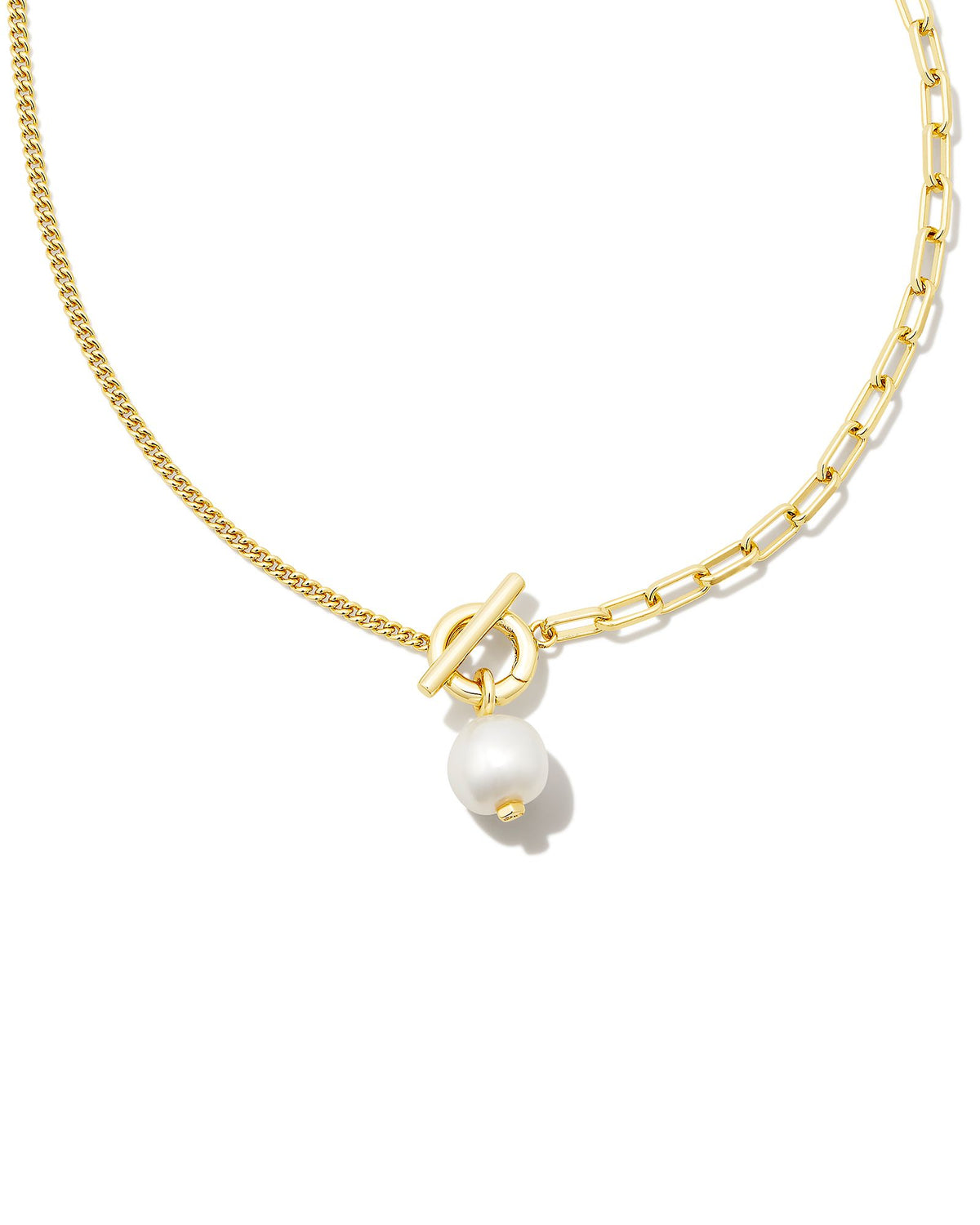 LEIGHTON PEARL CHAIN NECKLACE