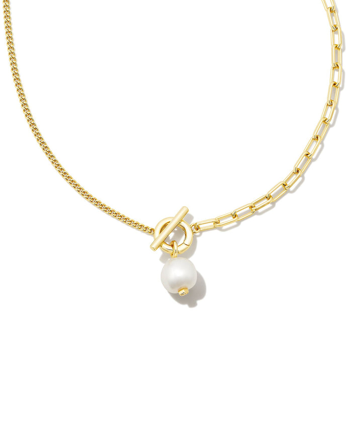 LEIGHTON PEARL CHAIN NECKLACE