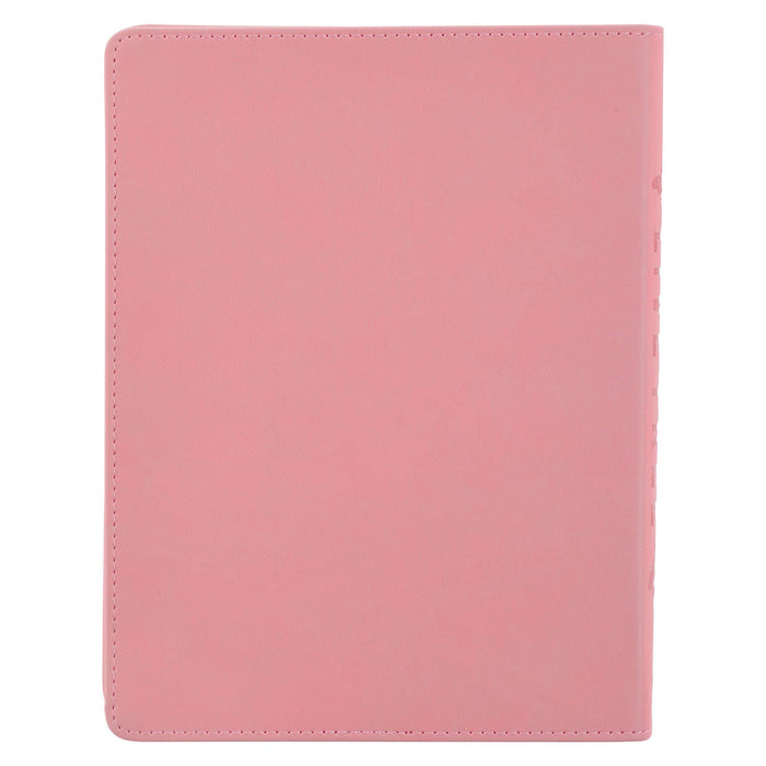 Live Free Pink Faux Leather Devotional