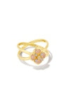 DIRA STONE DOUBLE BAND RING