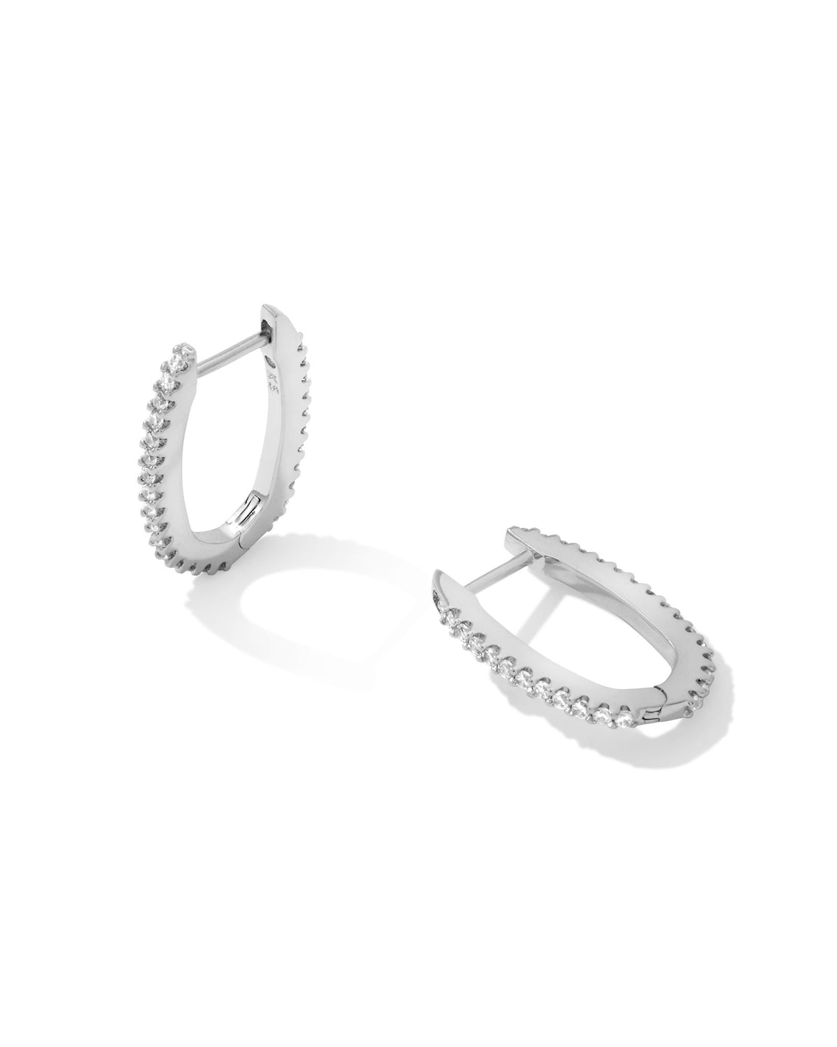 MURPHY PAVE HUGGIE EARRINGS