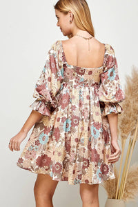 Babydoll Floral Dress