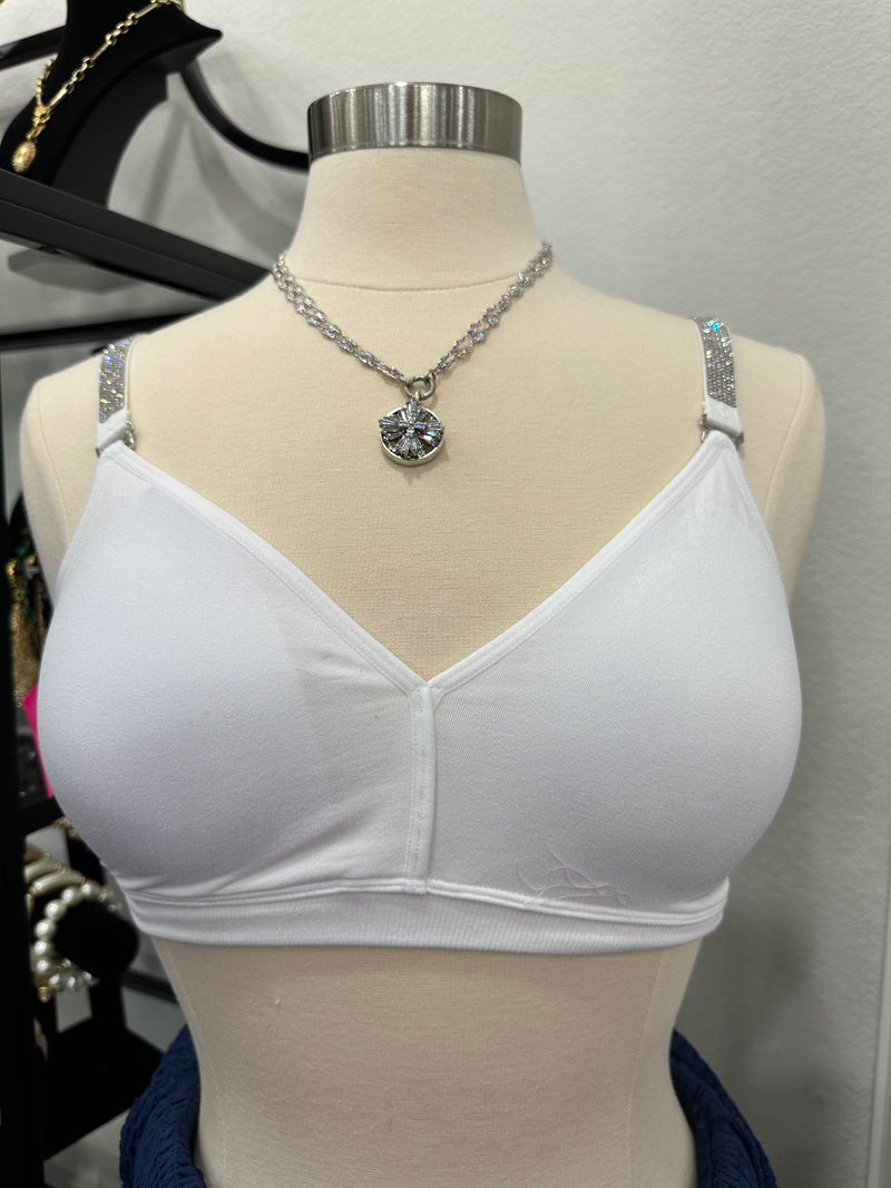 Crystal Strapped Bra