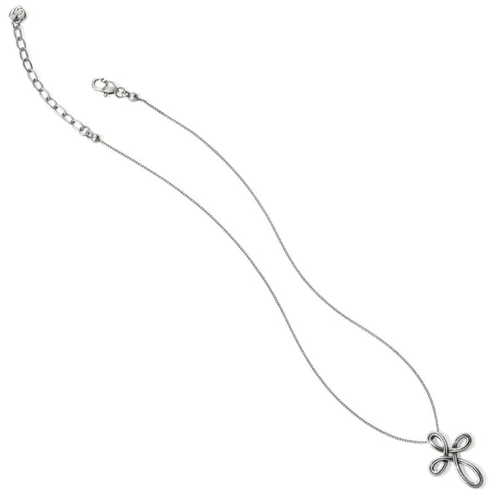 Interlok Infinity cross necklace