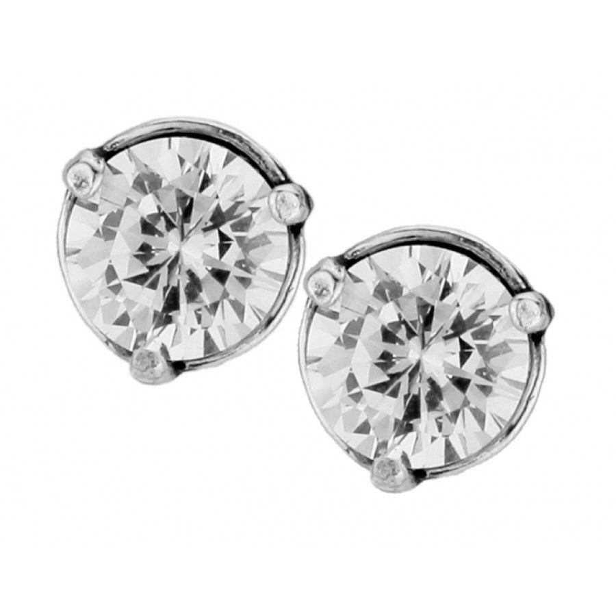 Brilliance 7MM Post Earrings