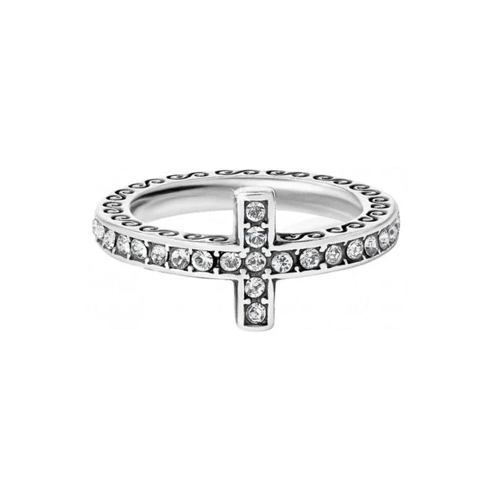 starry night cross ring