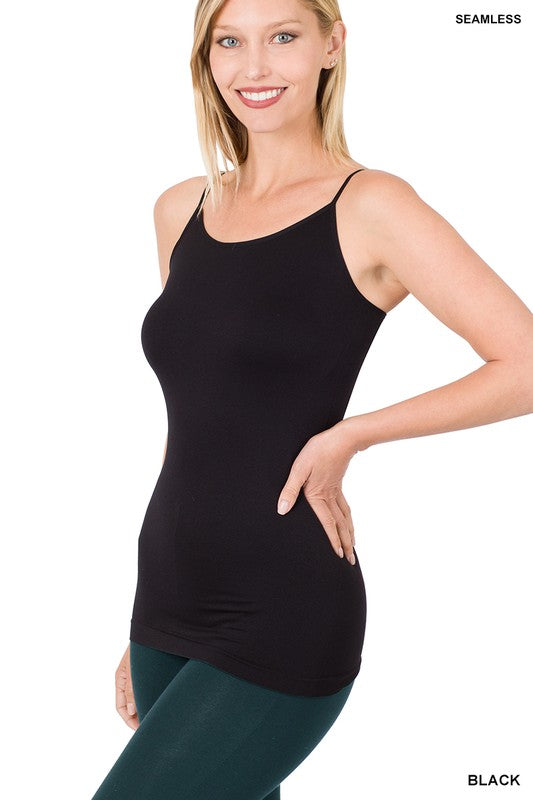 SEAMLESS ADJUSTABLE STRAP CAMI