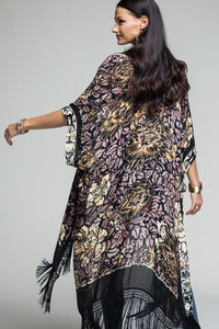 Silky Tassel Kimono