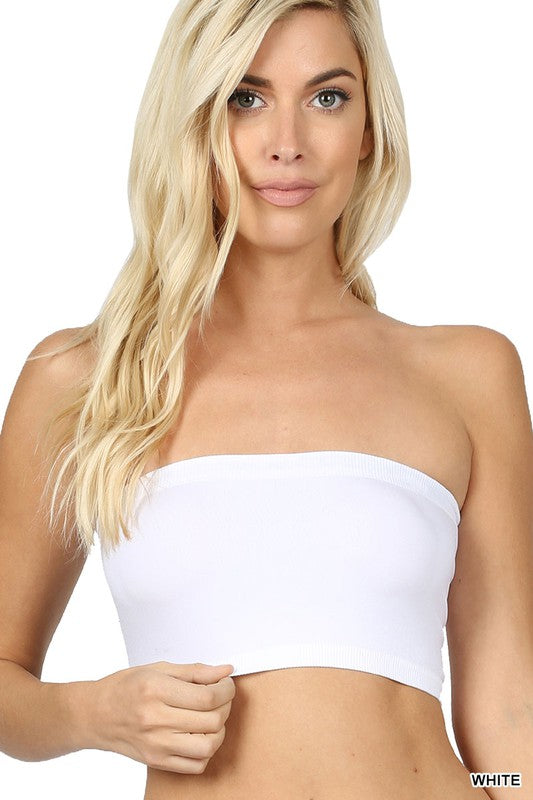 7 INCH SEAMLESS SOLID BANDEAU