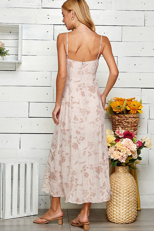 Floral Lace Cami Dress