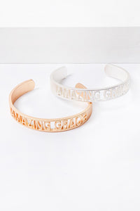 Amazing Grace Bangle Bracelet