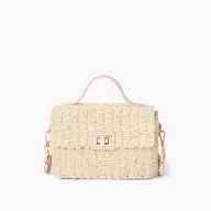 Rosella Turn Lock Straw Crossbody