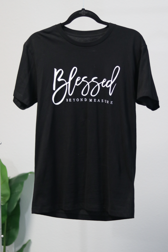 "Blessed Beyond Measure" Boyfriend T-Shirt