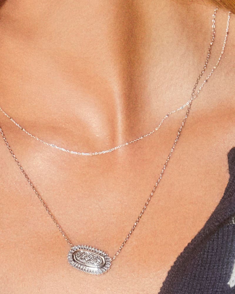 Baguette Elisa Pendant Necklace