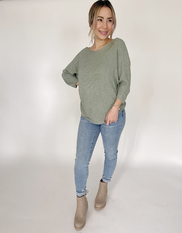 Silver Thread Knit Sweater
