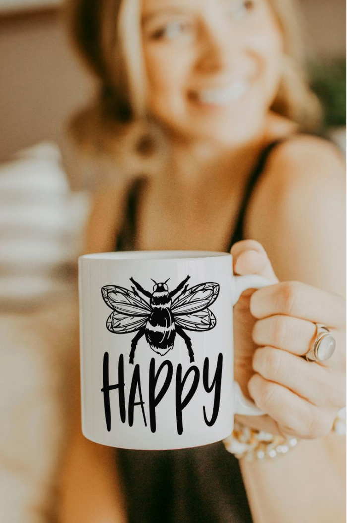 Bee Happy - Coffee Mug