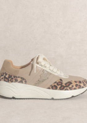 Leopard Print Sporty Sneaker