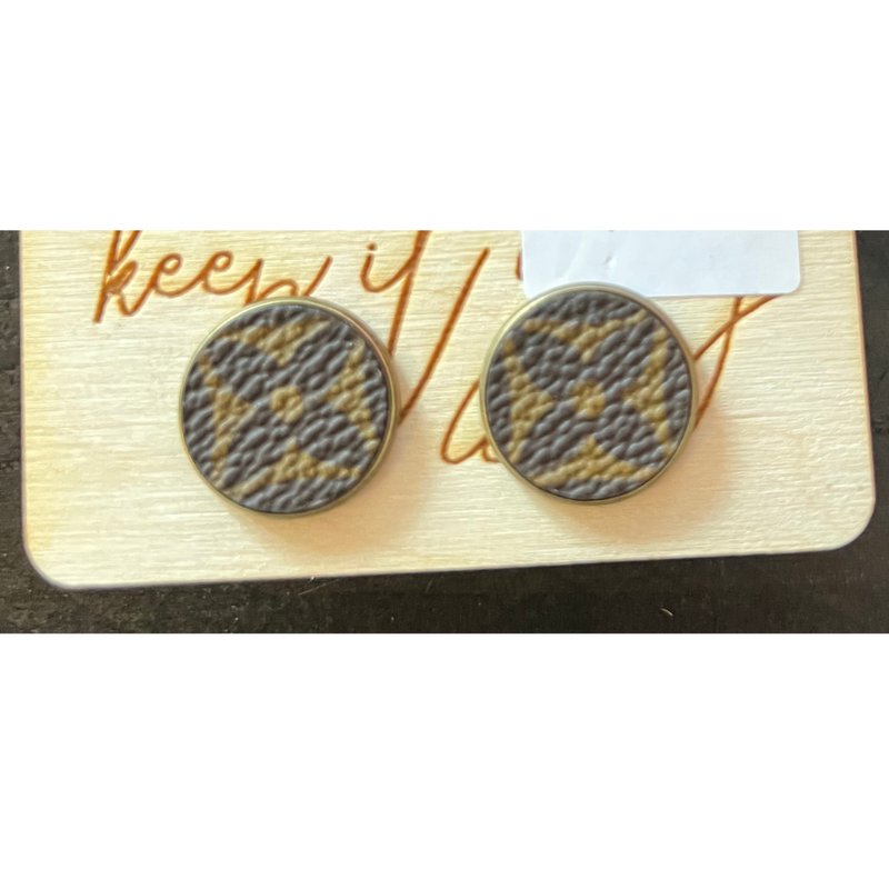 Upcycled Stud Earrings